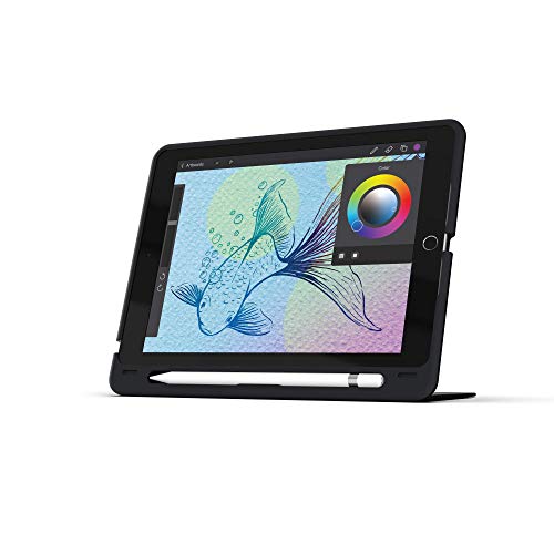 Zagg Slimbook Go - Ultrathin Case, Hinged With Detachable Bluetooth Keyboard - Made For 2019 Apple Ipad Pro 9.7" - Black (103302109) #TOP7