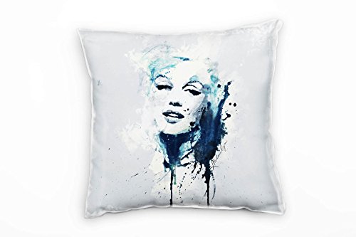 Paul Sinus Art Marilyn Monroe XII Coussin Décoratif 40 x 40 cm pour canapé Lounge Coussin – Décoration à wohlfühlen fabriqué en Allemagne, Microfibre,...