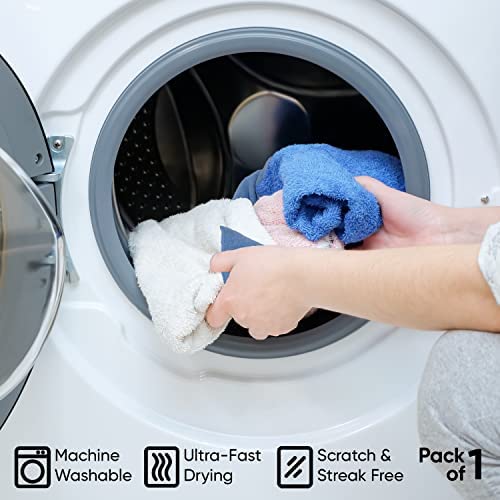Image of Superio Microfiber Squeegee Mopping Towel Extra Large Miracle Cloth 20 x 30 Streak Free Microfiber Floor Cloth-Rag for Cleaning House, Kitchen, Bathroom-Scratch Free- 6 Pack