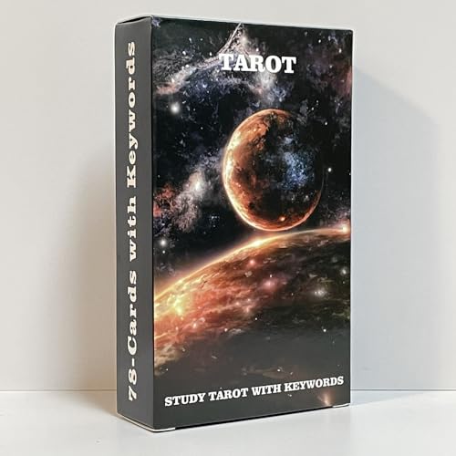 SUCADA Tarot Cards, 78 Deck Set for Beginners With Meanings On Them