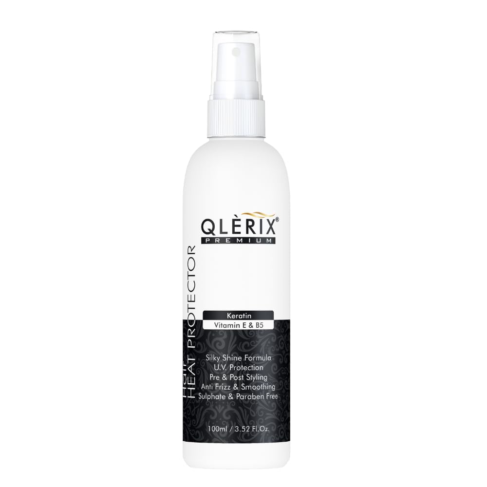 Qlerix Premium Heat Protection Hair Spray for Men and Women Heat Protection Mist With Keratin Vitamin E and B5 | Damage Protect and Thermal Protect (100ML) (1)-image-45