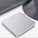 Kqcibz USB External CD/DVD Drive Type C Portable Drive-Free CD Players for Laptop PC,Silver, 500135230A3