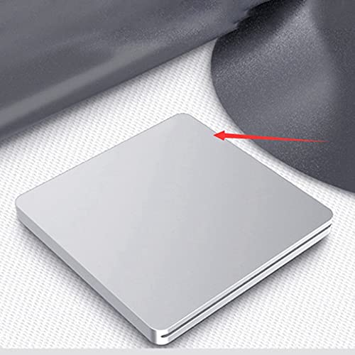 Unidad Externa USB CD/DVD Tipo C Plateada miniatura 3