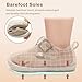 JOINFREE Toddler Girls Dress Shoes Lightweight Mary Jane T-Strap School Fashion Sneakers Soft Slip on Walking Flat Shoe Flexible Adjustable Apricot Size 7