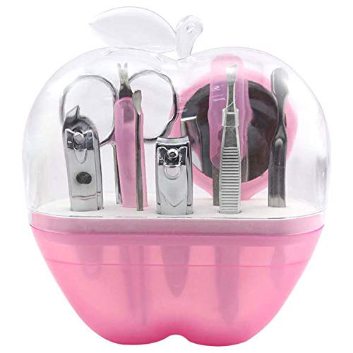 Manicure Set Professional Nail Clippers Kit Pedicure Care Tools, Professional Women Grooming Kit 9Pcs for Travel or Home 2020 Upgraded Version