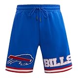 Pro Standard Mens NFL Buffalo Bills Classic Chenille Athletic Short Royalblau Blau L