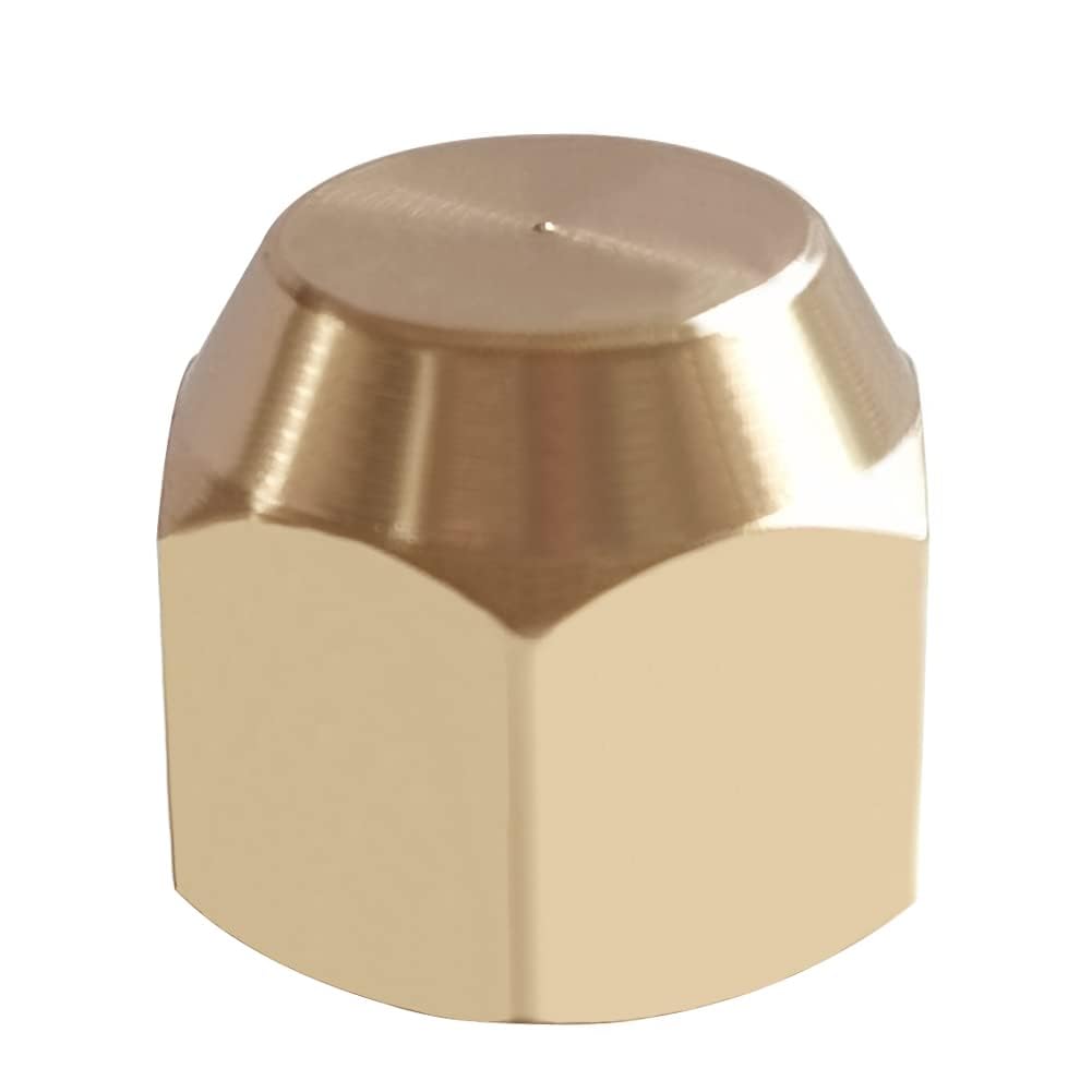 Uxcell 2 Pcs Flare Connector SAE 45 Degree Flare Brass Adapter Flare