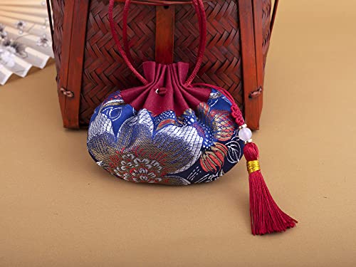 Bolsas de brocado tradicionales chinas 4 pcs miniatura 2