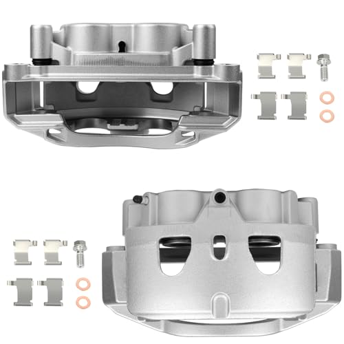 Image of SCITOO Front Brake Calipers With Bracket 18B5303 18B5302 Compatible For Chevy Silverado 2500 HD /Silverado 3500 HD, For Chevy Suburban 3500 HD 16-17, For GMC Sierra 2500 HD /Sierra 3500 HD 11-17