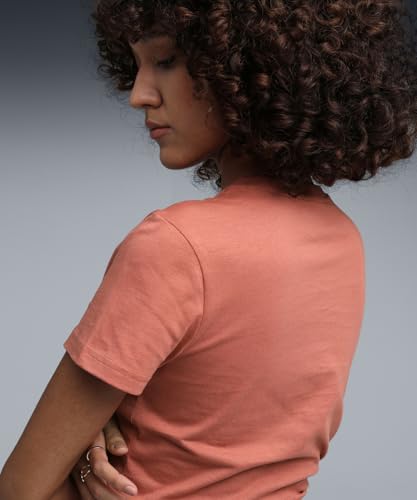 Image of Puma Women Cotton Letter Print Regular Fit Tees
