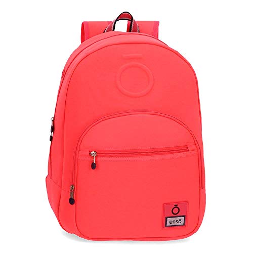 Sac à dos ordinateur 15.6" Enso Basic orange grand volume 22.1L en polyester résistant