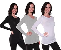 3 Pack - White, H Grey, Black