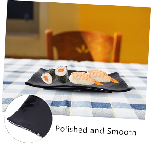 Plato japonés rectangular para sushi 32x22x2.7 cm miniatura 6