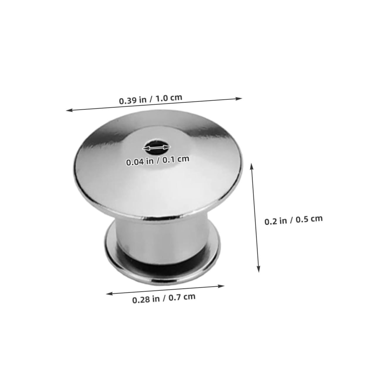 Housoutil 30pcs Metal Pin Backs Locking Pin Mechanism Secure Fasteners for Business Casual Wedding Occasions