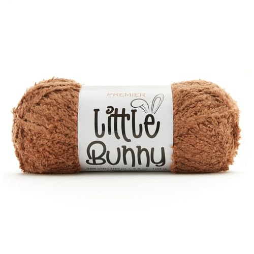 Premier Yarns Little Bunny Yarn Bulky Weight Plush Knitting and Crocheting Yarn 100% Polyester Cotton Candy 3.5 oz 109 yards product thumbnail 14