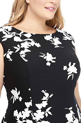 Image of London Times Womens Dresses Cap Sleeve Fit and Flare - Elegant Summer Cocktail Graduation Garden Party Wedding Guest Dress