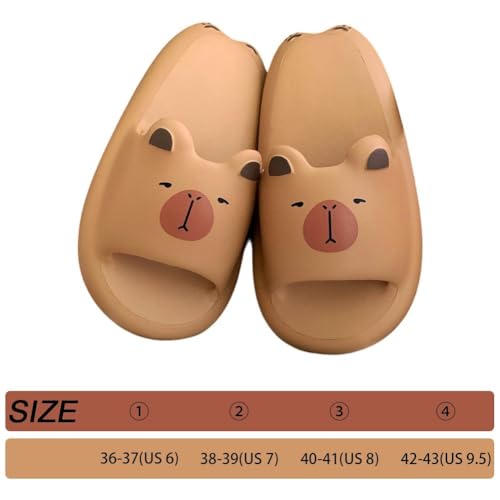 Chaussures de douche Capybara et sandales d'été antidérapantes