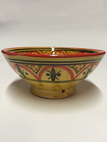 Orientalische Keramikschale Keramikteller Rund Amoda Ø 17cm Groß | farbige marokkanische Keramik Schale Teller bunt aus… – Bild 3