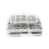 M2 M3 M4 Senkkopf-Blechschrauben für Holzschrauben mit Kreuzschlitz aus Edelstahl 304 (M3 610pcs)