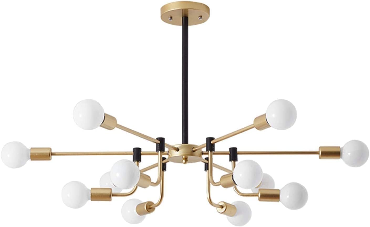 Lustres moléculaires concises modernes E27 éclairage nordique salon - 8