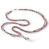  Vivian Beaded Badge ID Necklace Lanyard for Women