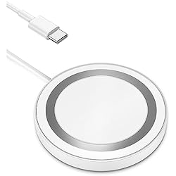 Cargador mag Safe, Zestiq 15W Caricatore inalámbrico magnético, Wireless Charger Stand, Cargador Carga Rapida iPhone 15/14/13/12 Pro/Pro MAX/Plus/Mini y Air pods 2/3/Pro/Pro2