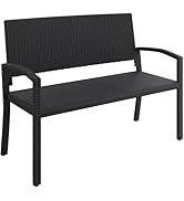Metalen Tuinbank,parkbank Buiten 2-3-zits,Bank Bankje met Rugleuning Armleuningen, Terrasbank voor Balkon en Tuin,Buitenbank,Balkon Bankje (Size : 150x54x76cm