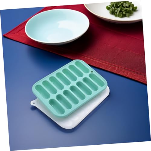 Bandeja de silicona para cubos de hielo con tapa miniatura 4