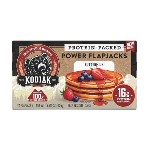 KODIAK CAKES POWER FLAPJACKS FROZEN BUTTERMILK PANCAKE 15.38 OZ -
