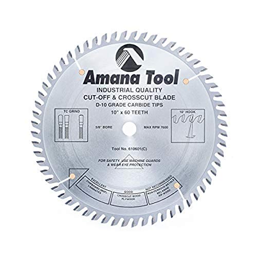 Amana Tool - 610601 Carbide Tipped Heavy Duty General Purpose 10