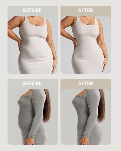 Vertvie Shapewear for Women Tummy Control High Waisted Shapewear Shorts Targeted Compression Body Shaper Bathroom Friendly4