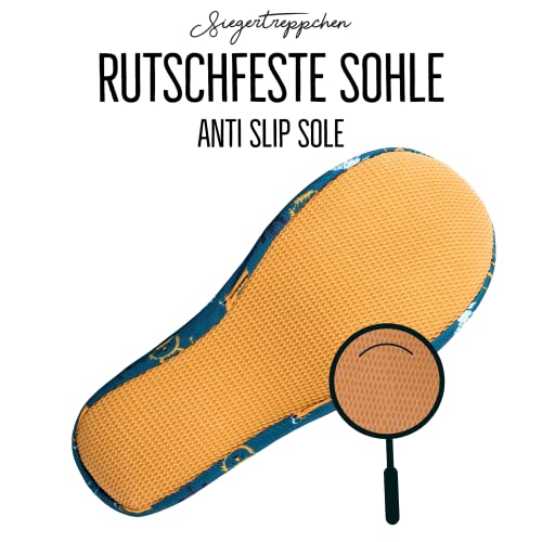 Siegertreppchen® Gymschoenen dierenmotief in turquoise (maat 24 - 40), gymnastiekschoenen voor meisjes en jongens… - Image 4