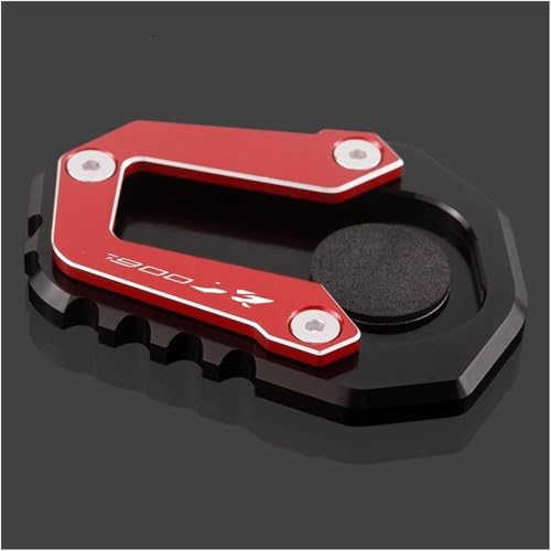 Extension de béquille latérale moto BMW F900XR 2021 en aluminium rouge