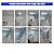 EQCOTWEA 12 Step Attic Ceiling Loft Ladder, 9.8ft Pull-Down Ceiling Folding Ladder, Carbon Steel Telescoping Loft Stairs Load 660lbs, 31.5x35.4in Blue-White Hidden Retractable Stairs