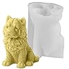 Hond siliconen mal – Leuke Chow Chow Dog siliconen kaarsvormen voor het maken van kaarsen | Cake Decorating Tool Wax…