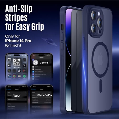 Image of Symcele Designed for iPhone 14 Pro Case, Deep Blue