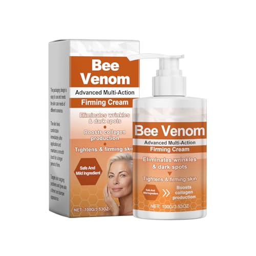 Grospe Bee Venom Advanced Multi-Action Firming Cream，24-Hour Moisturizing Body Cream，Gentle Hydrating Emollient Body Lotion，Suitable for All Skin Types，3.53 OZ