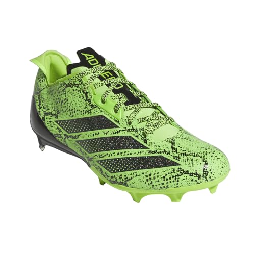 Image of Adidas Men's Adizero Electric Football Cleats, Team Semi Sol Green /Black /Team Semi Sol Green, 11.5 Medium