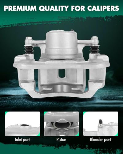Image of SCITOO Front Right Brake Caliper With Bracket 19B2665 Compatible For Toyota For Highlander 2001-2007