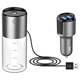 【Disfruta de una vida saludable】 Este humidificador de automóvil recargable es silencioso y agrega humedad a tu aire para eliminar la sequedad y ayudar con tu piel seca y agrietada, labios agrietados y senos secos. Elimine el polvo, refresque el aire del automóvil y elimine la electricidad estática para brindarle una vida maravillosa.