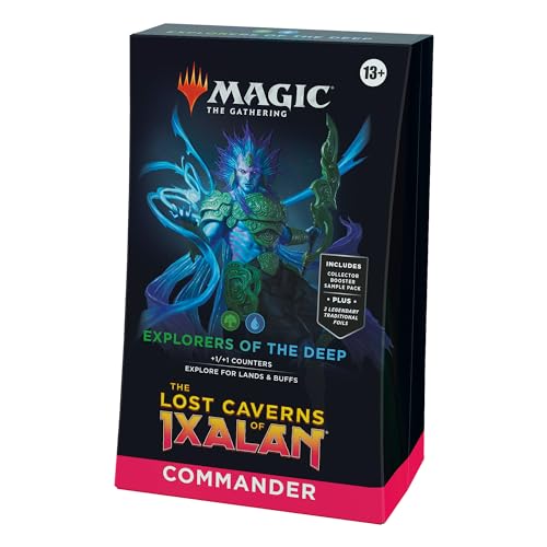 Mazo de Commander de Las cavernas perdidas de Ixalan, de Magic: The Gathering | Exploradores de las profundidades (versión en inglés)