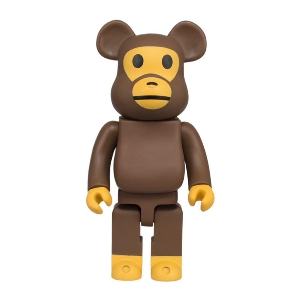 supea 28cm Bearbrick Building Blocks Bear Desktop Decorative Figurines Display Case Collection