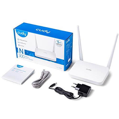 Cudy Router Wireless Wi-Fi N300-2 X 5Dbi Antenne Ad Alta Potenza, Controllo Genitori, Configurazione Semplice, Fino A 300Mbps (WR300) - 4