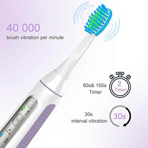 Water Flosser & Electric Toothbrush Combo, 2in1 Cordless Water Flosser Teeth Cleaner with
