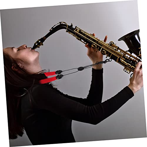 VOSAREA Saxophone Neck Strap and Clarinet Halterneck Strap Lanyard for Saxophone and Clarinet Comfortable Support for Musicians Saxophone Supply