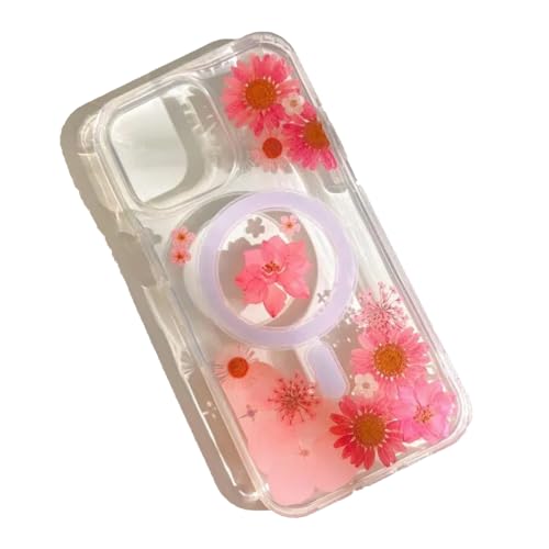 iPhone 17�p �P�[�X �h���C�t�����[ ������ Magsafe�Ή� �ԕ� ���q���� ���킢�� ���A���v���X�t�����[ �J�o�[ ���C�����X�[�d�Ή� �J�����ی� �A�C�t�H�� 15�Ή� �N���A�P�[�X (iPhone13mini,�s���N)