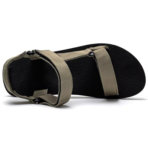Image of WateLves Men's Sandals Hiking-Sport-Sandals with Adjustable Webbing Lightweight Water-Athletic-Beach-Sandals for Walking-Fishing-Travel-Trekking-Camping