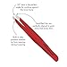 Tweezerman Slant Tip Red Enamel Tweezer