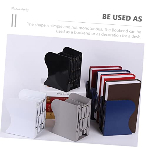 Serre-livres multi-usage extensible plastique métal accessoire bibliothèque