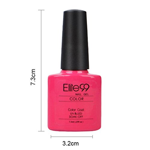 Elite99 UV Nagellack Nail Gel Polish Farbgel Nagelgel Regenbogen Effekt(5x Stuecke) – Bild 7